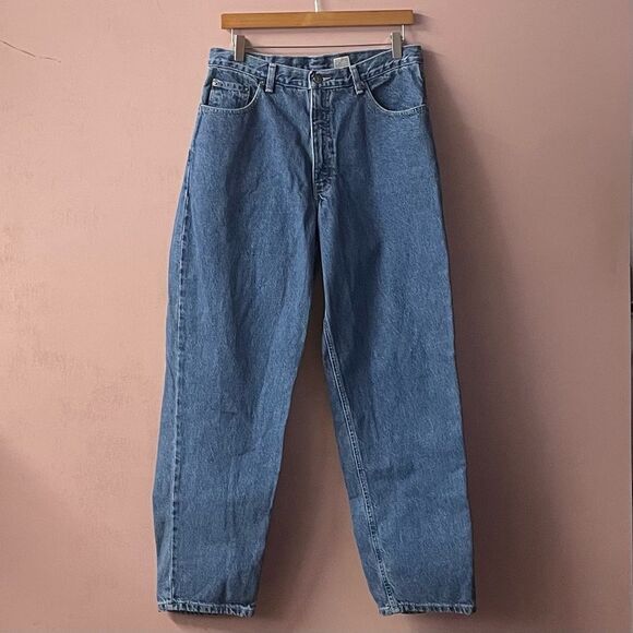 Vintage Brittania Medium Wash Blue Straight Leg Jeans Size 14 Average EUC - Picture 1 of 12